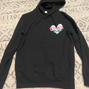 Black womens small Charlie puth concert hoodie 2023- worn once